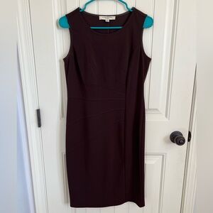 Evan Picone Brown Sleeveless Dress Size 6